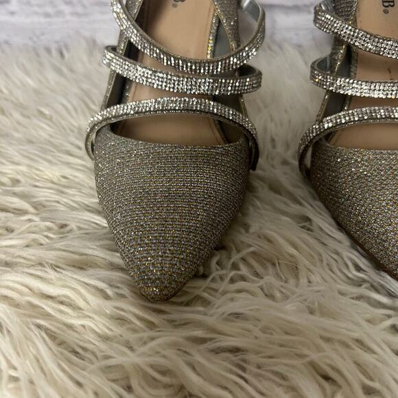 Just Fab Rhinestone Heels - Picture 2 of 12